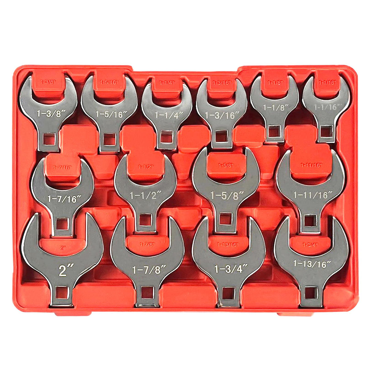 C&T crowfoot wrench 1-1/16 inch showing precise fit for tight spaces.