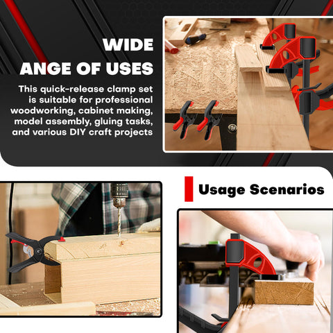 CT ergonomic handles with non-slip pads protecting surfaces
