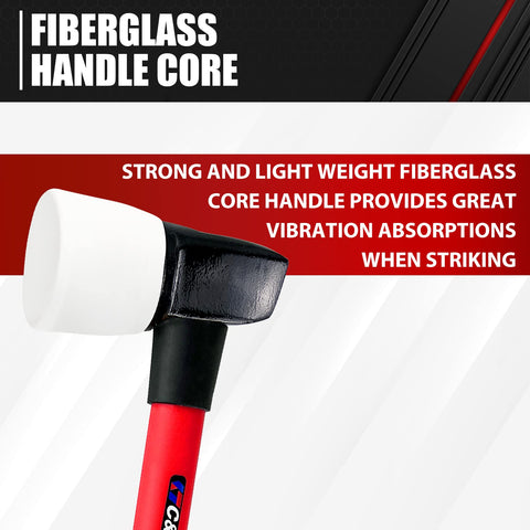 C&T flooring mallet with fiberglass handle delivers balance and durability during installations