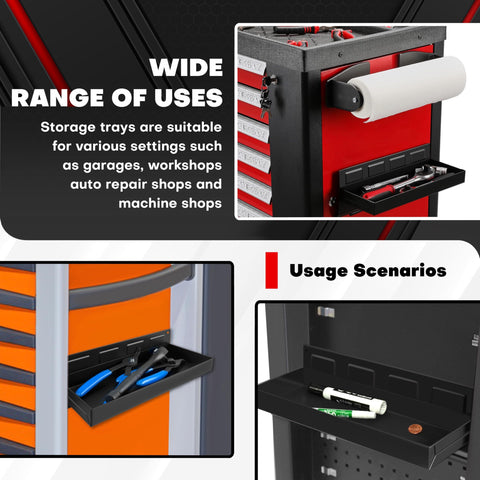 C&amp;T stainless steel toolbox with black coating close-up showing rust resistance.