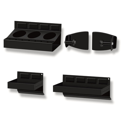 C&amp;T magnetic toolbox 6-inch tray attached to metal surface for quick access.