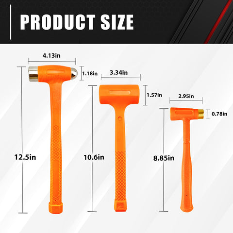 C&amp;T shockproof design reduces fatigue and sparks during use.