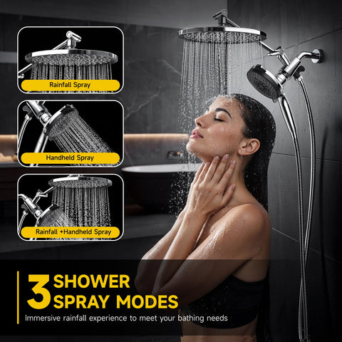 CTBOM handheld shower head with hose for targeted cleansing
