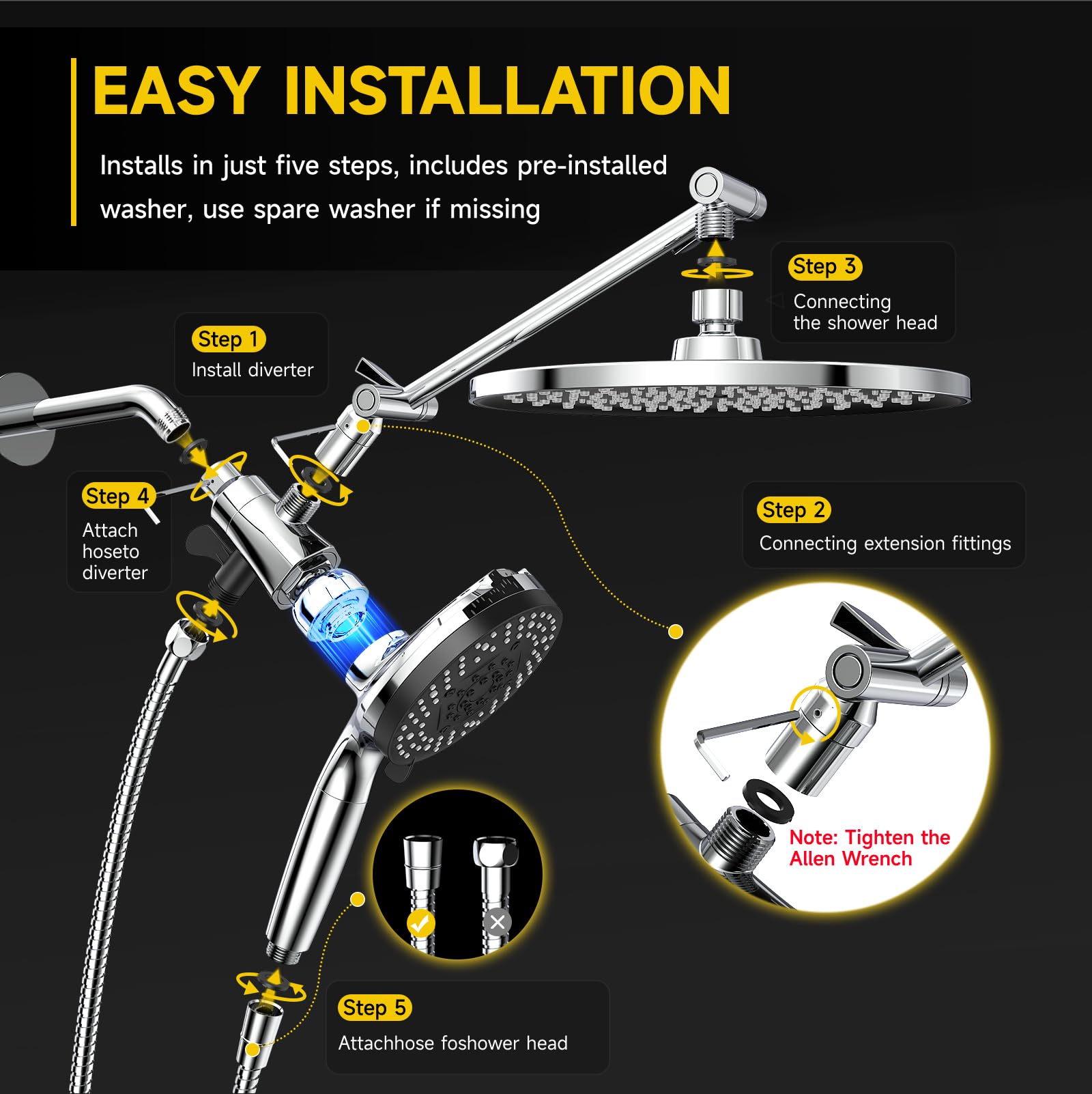 CTBOM universal 1/2-inch thread fit for easy upgrades