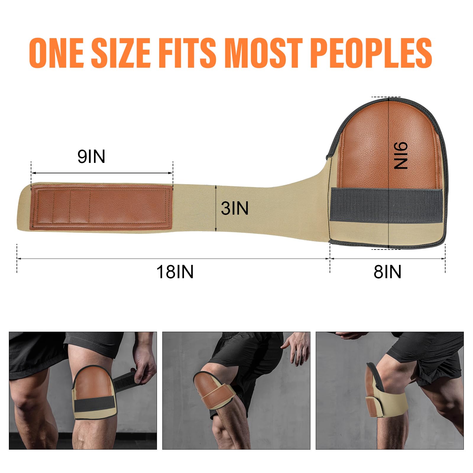 CTHOPER knee pads foam padding close-up emphasizing cushion and protection