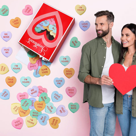 Ctosree 3D sweetheart candy box adds a playful focal point for events.