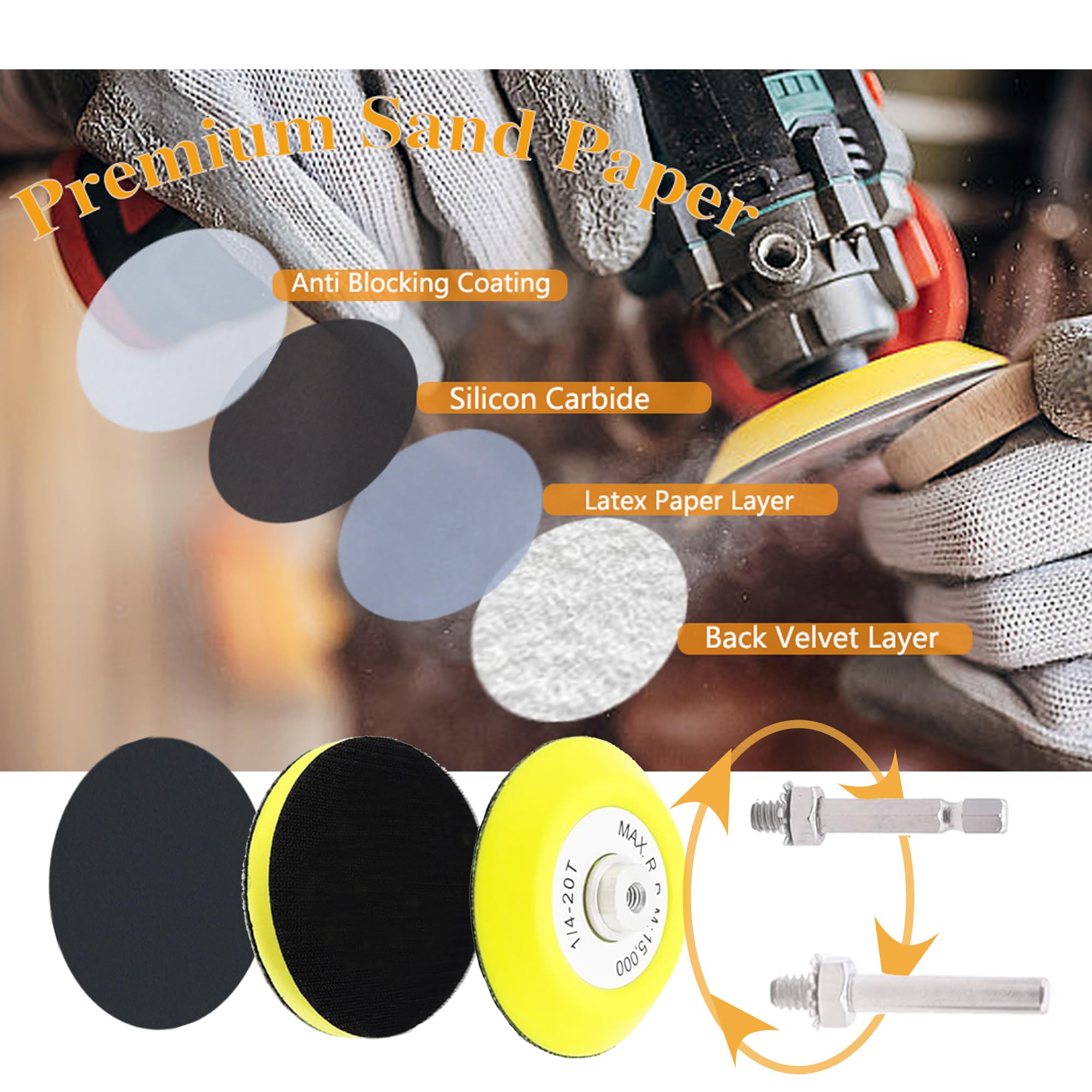 CTPICXM 3-inch soft foam interface pad delivers finishing polish with less swirl.