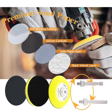 CTPICXM 3-inch soft foam interface pad delivers finishing polish with less swirl.