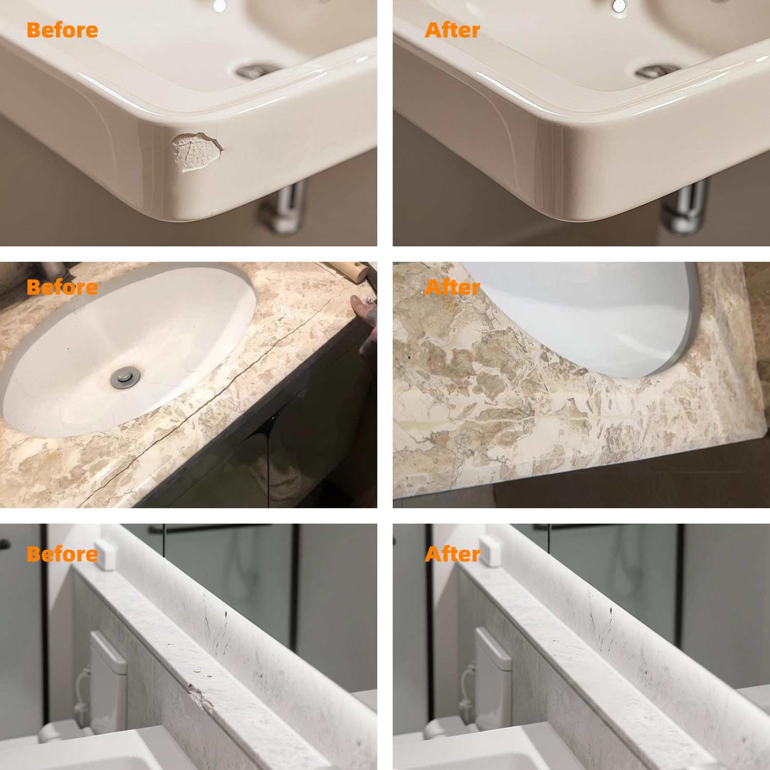 CTUYSY marble tub repair kit for a porcelain-like finish.