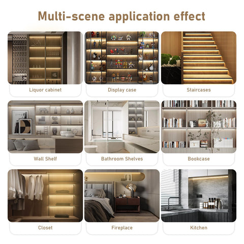 CUBITOR dimmable strip delivers adjustable ambience for living spaces.