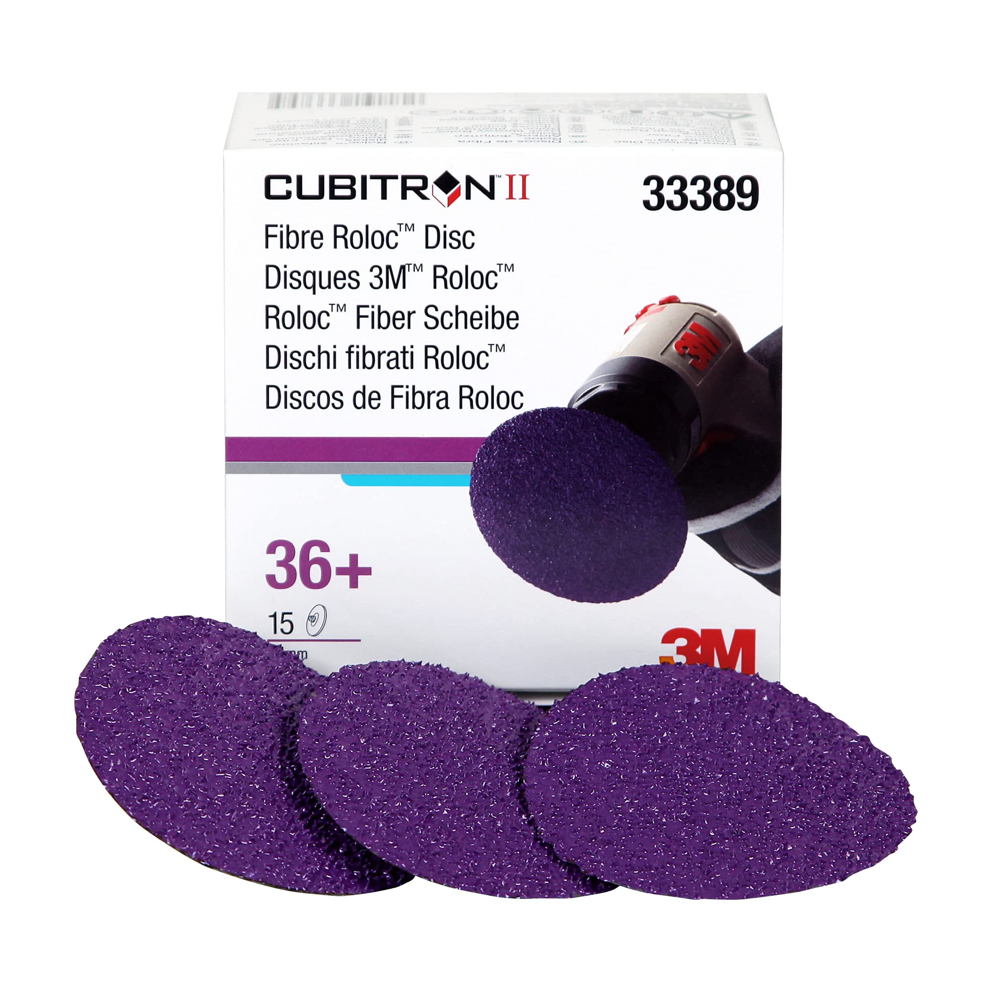 Cubitron II precision-shaped grain closeup shows uniform cutting performance.
