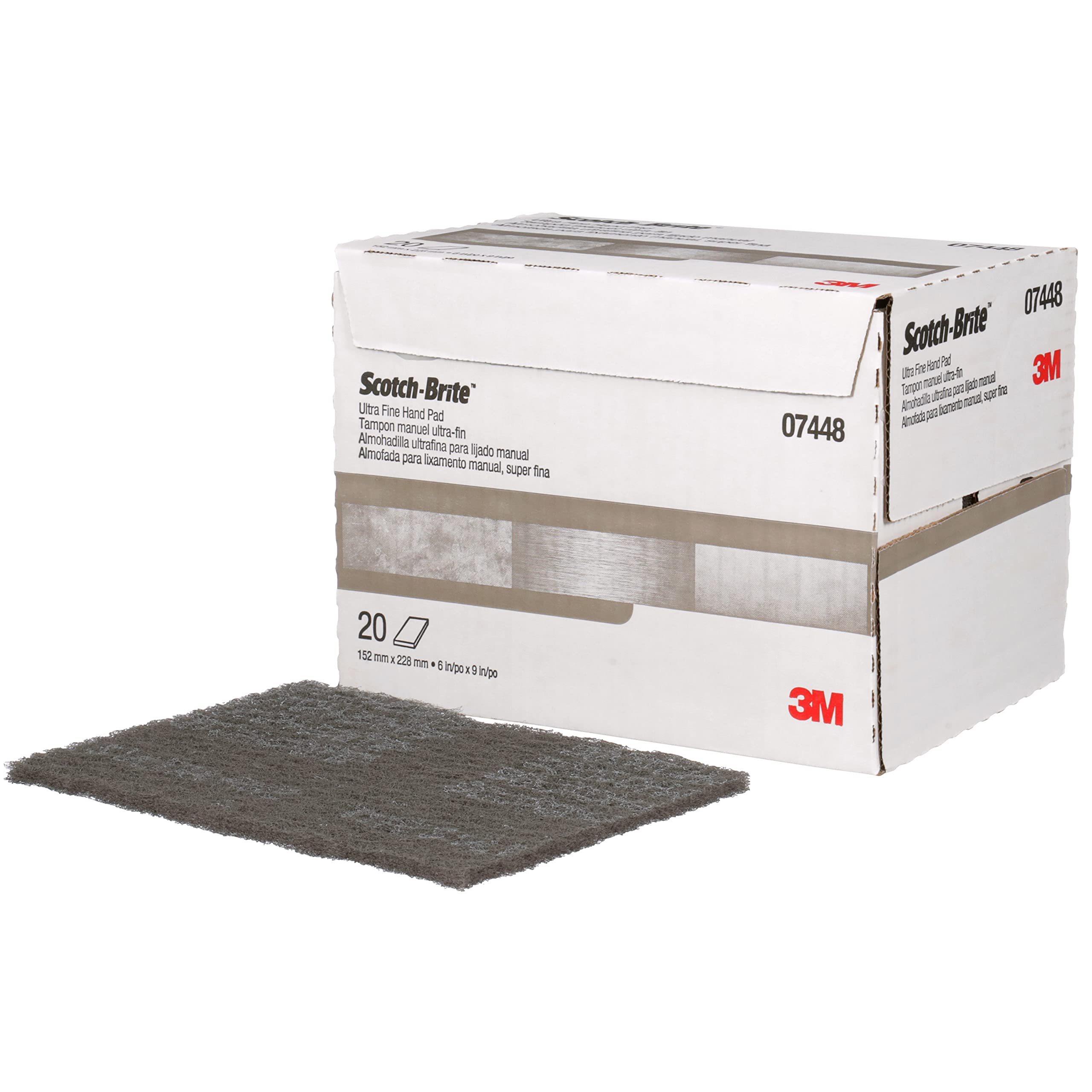 Cubitron pad for paint prep on metal with a refined finish