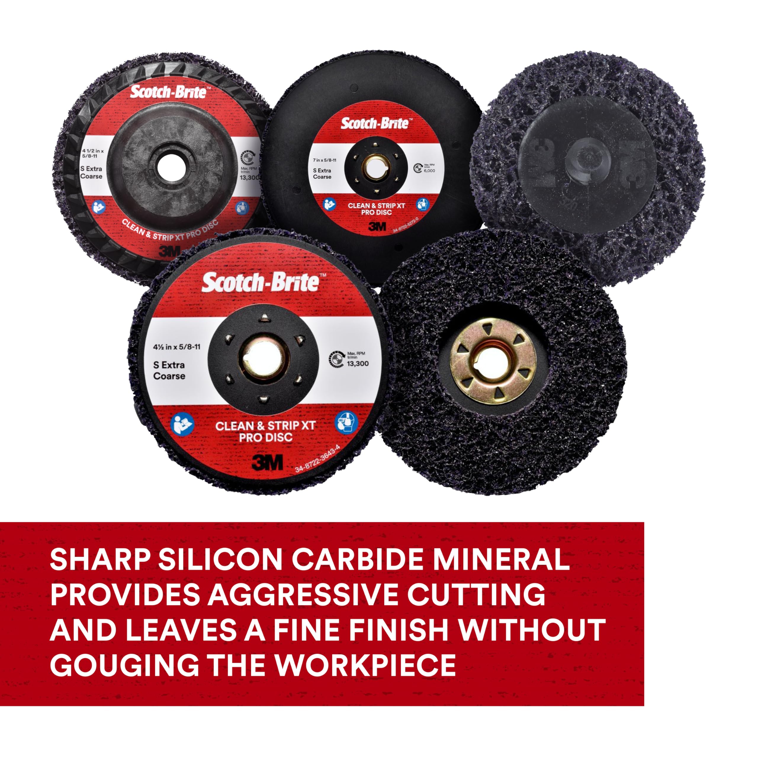XT Pro Disc fibers conform to curved surfaces for thorough cleaning.