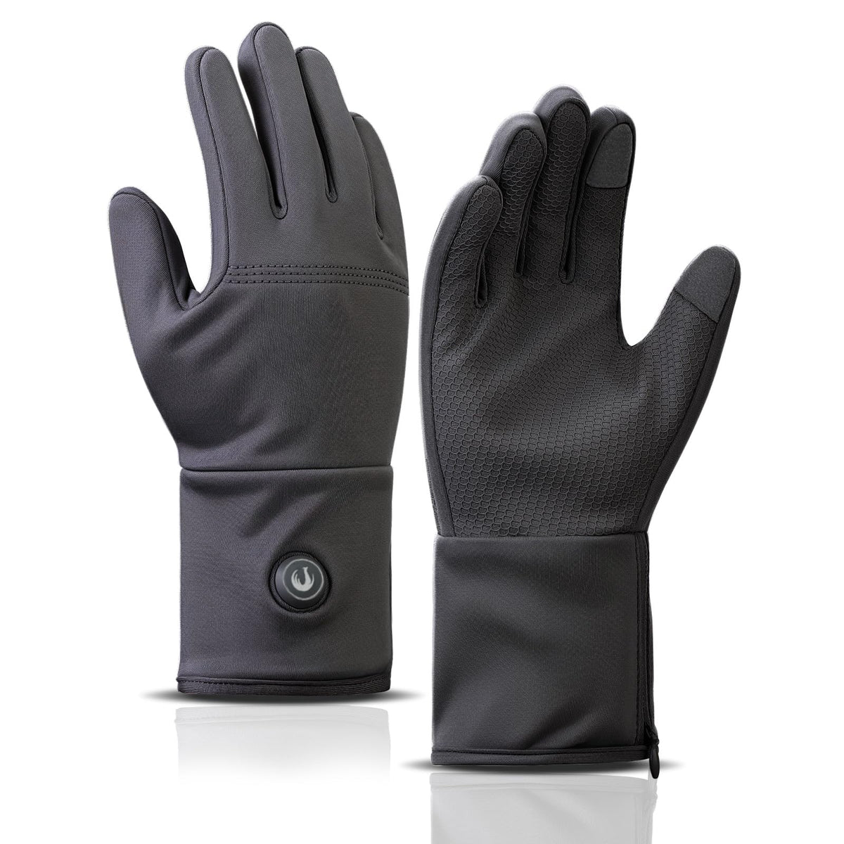 CUEHEAT heated glove liners packaging shows compact warmth and complete kit