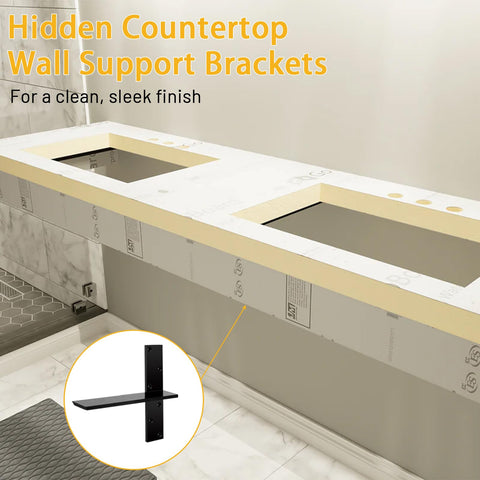 Cuguords free-hanging shelf support multi-pack for versatile layouts