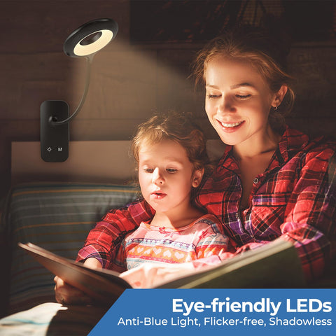 CUHIOY 30 LEDs diffuse light with blue-light blocking feature