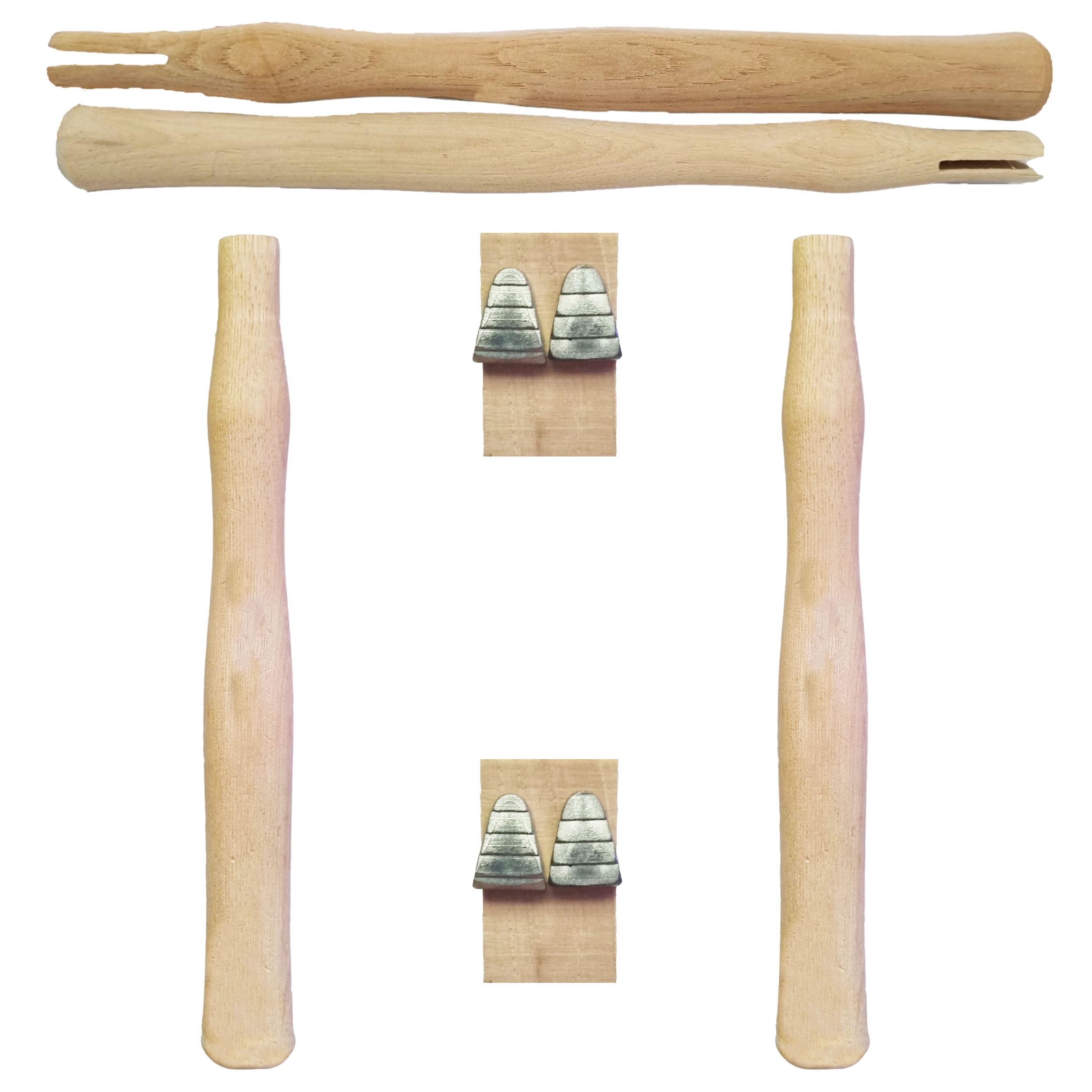 Complete replacement kit with wedges simplifies DIY hammer maintenance.