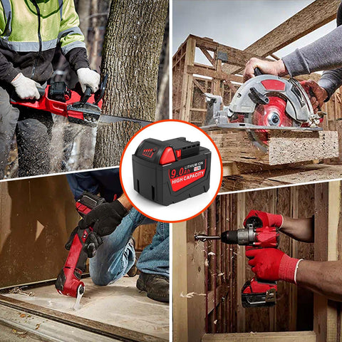 Cukect MK18 9.0Ah compact design fits portable tool kits