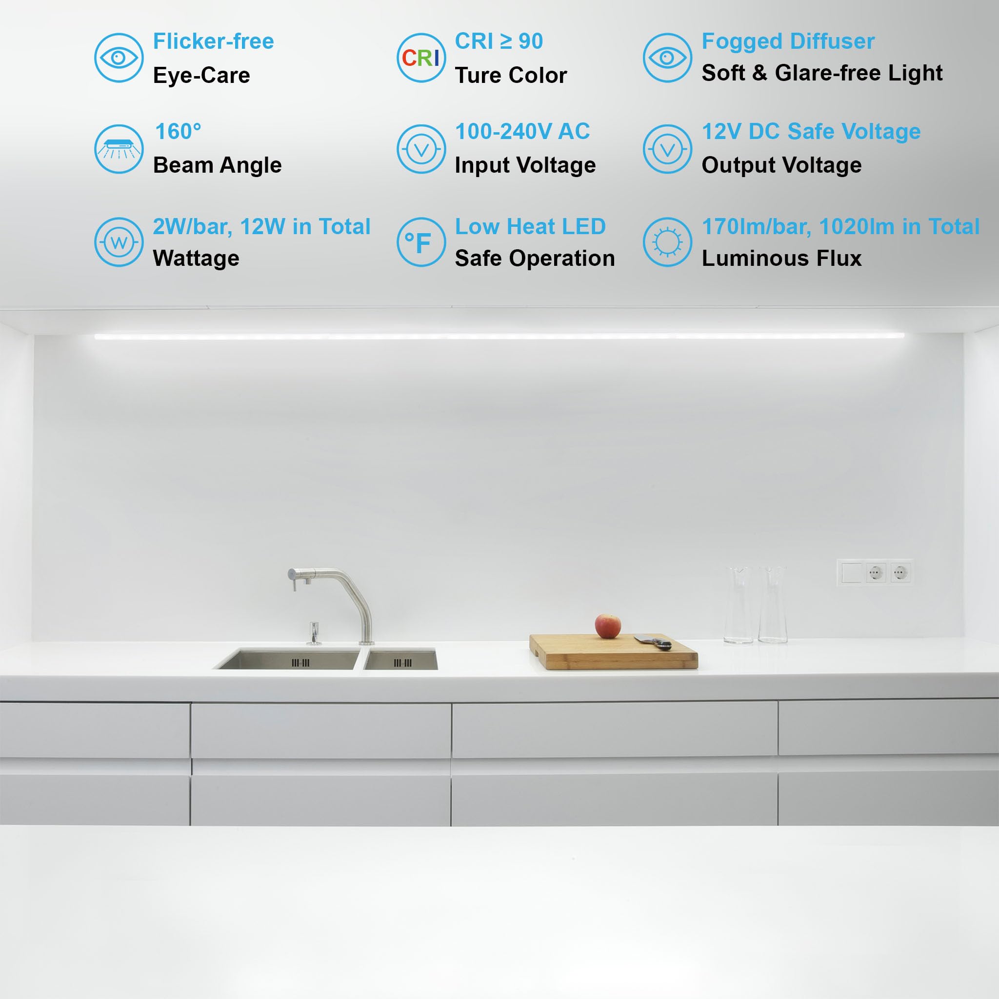 CULAVON gun-safe lighting ensures visibility of essentials when opening the safe.