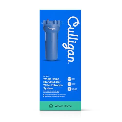 HF-150A inlet outlet connection on the main cold line shows easy installation for steady flow.