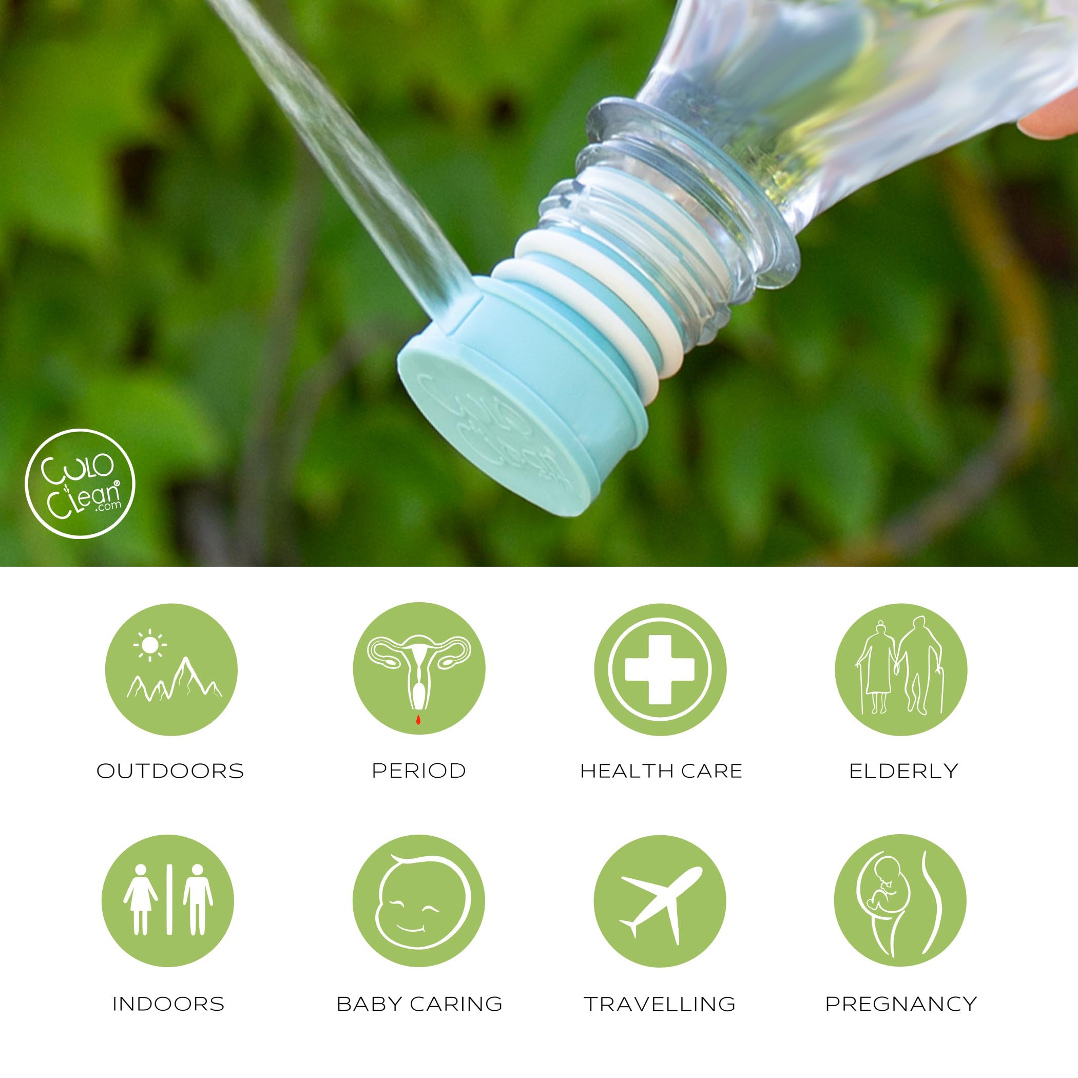 CuloClean durable eco-friendly materials reduce waste compared to disposables