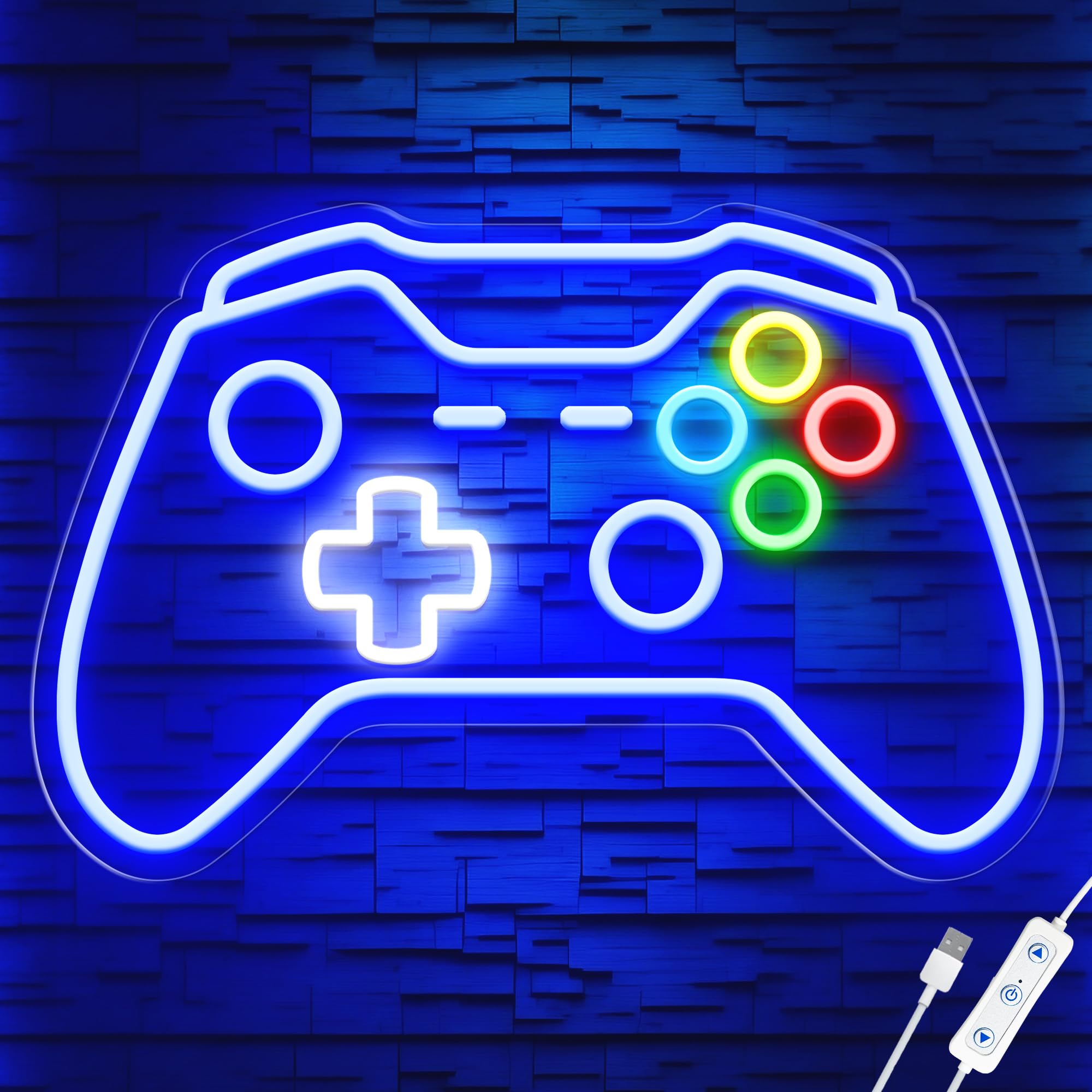 CULOIS gamer neon sign wall mount enhances gaming room ambiance.