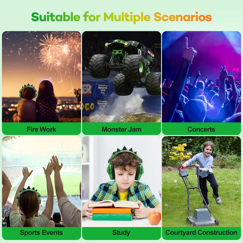 Cumunebula durable kid ear protection for fireworks and events.