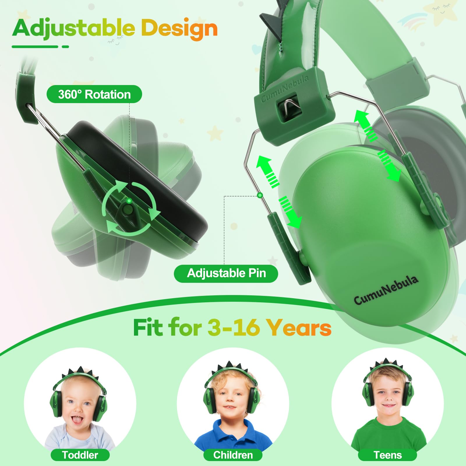 Cumunebula foldable design makes travel easy.