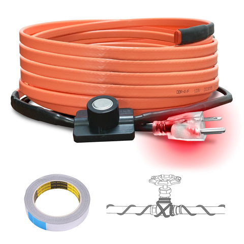 Cupohus heat tape thermostat protecting pipes from freezing