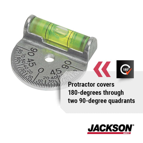 Jackson Safety Curv-O-Mark compatibility supports common pipe measurement workflows.