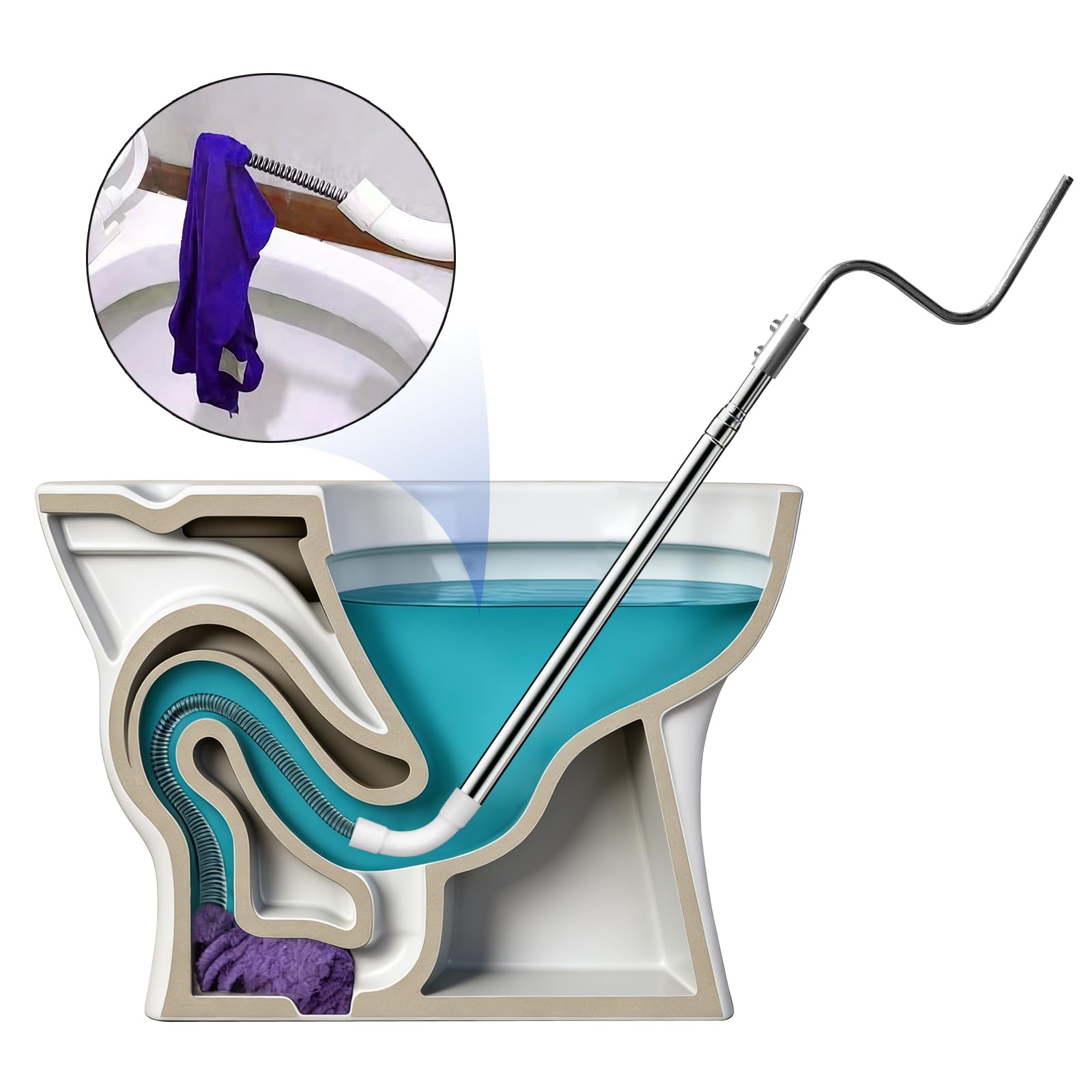 Curvflatn hand crank control speed minimizes internal toilet stress