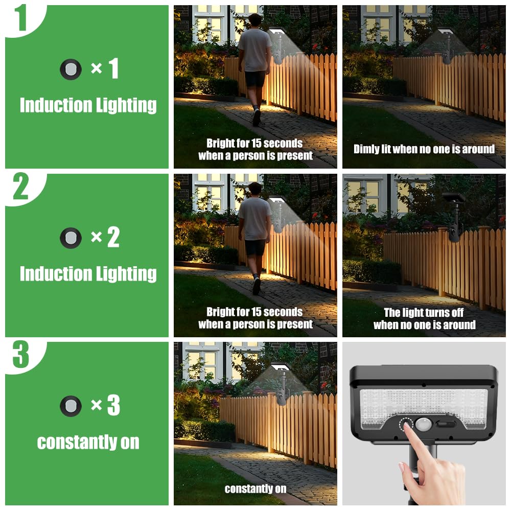 Cusna clip-on solar motion light ready for camping and deck lighting.