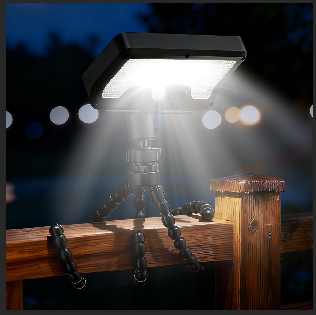 Cusna Solar Lights provide 360-degree coverage for comprehensive nighttime visibility.