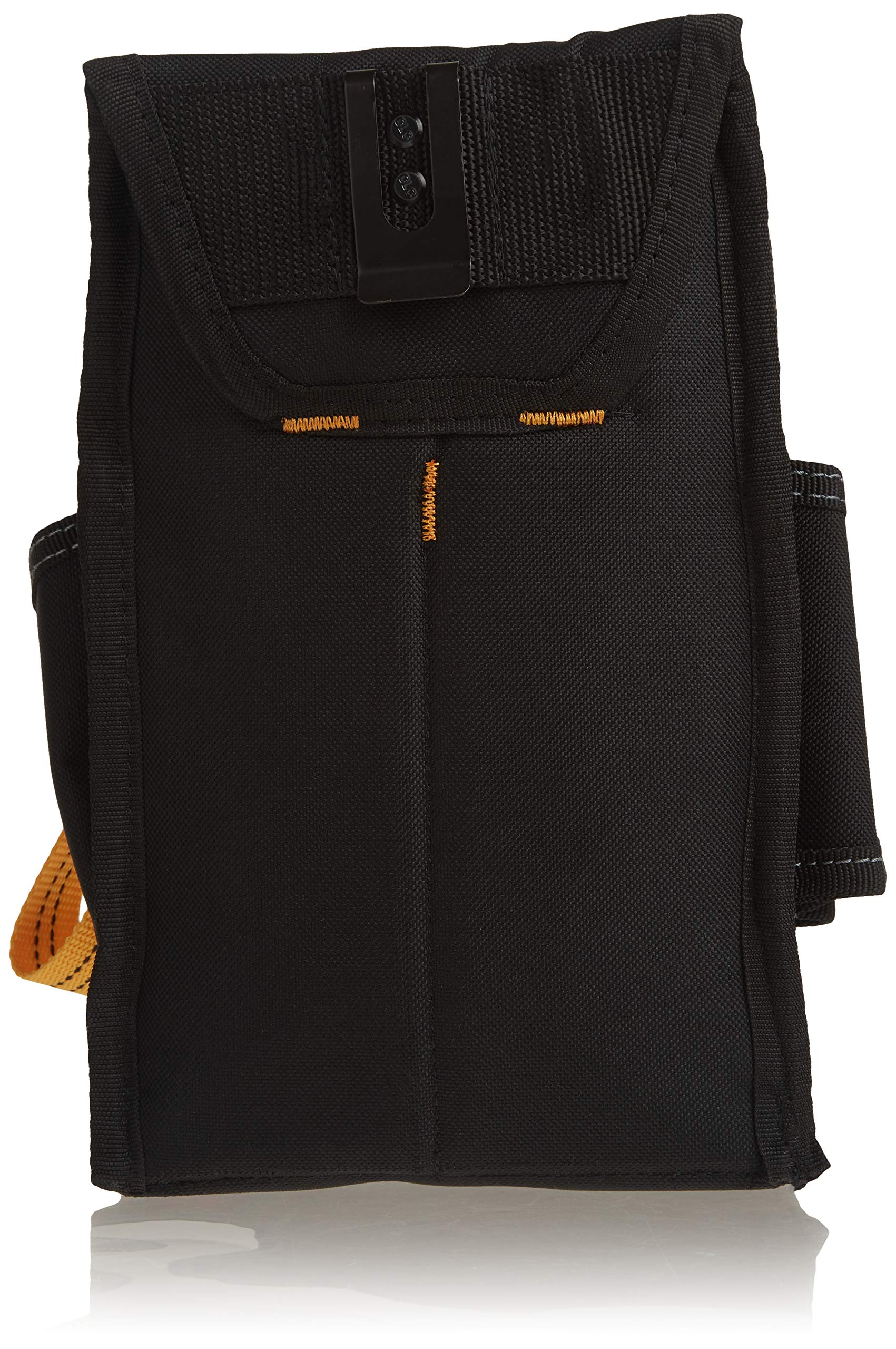 Custom Leathercraft 1524 Ziptop Pouch open for quick tool access.