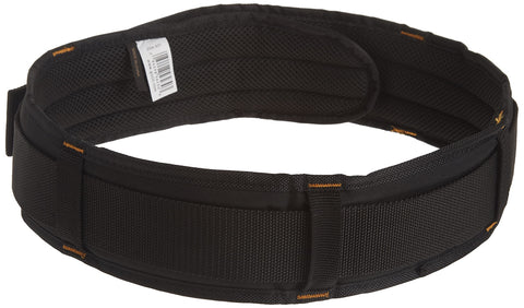 Custom Leathercraft 5623 padded belt side view highlighting width for weight distribution.