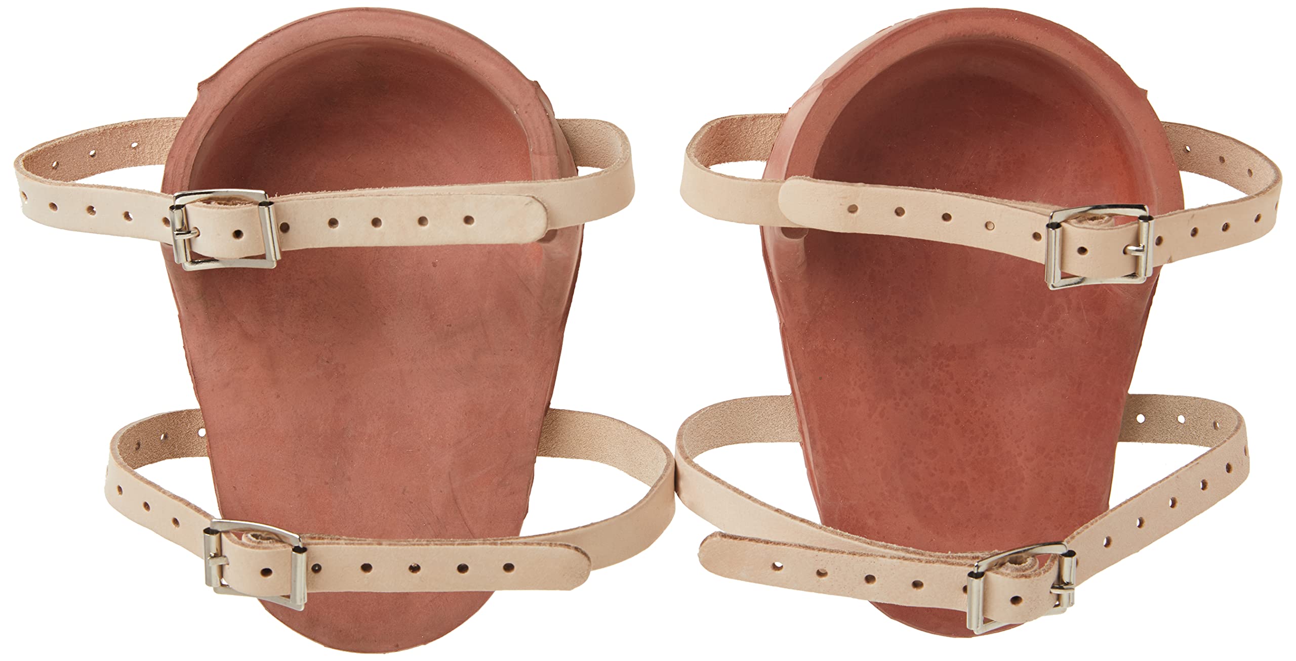 Custom Leathercraft CLC 318 kneepad in brown for heavy-duty protection on hard surfaces