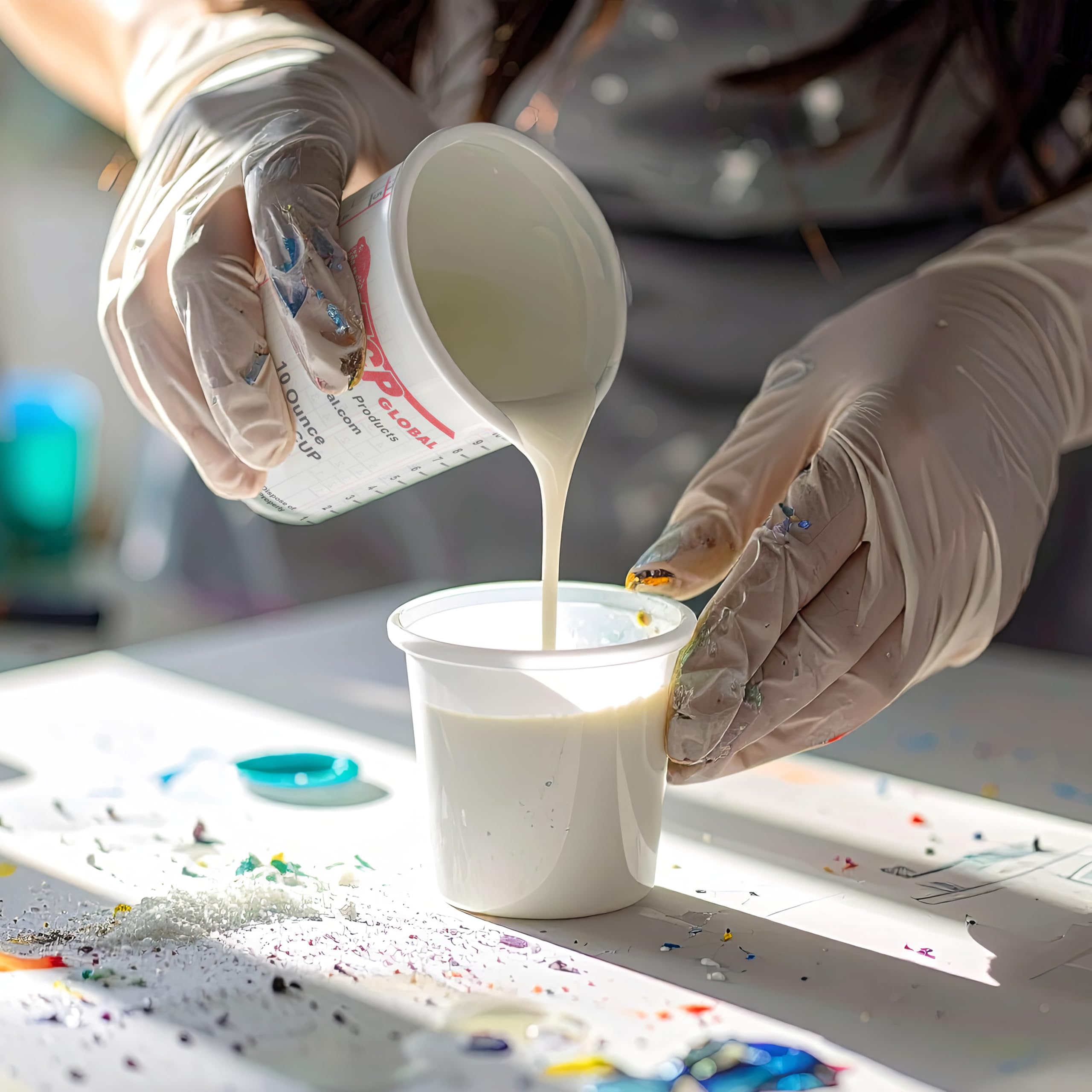 Custom Shop auto body work and resin art cups.