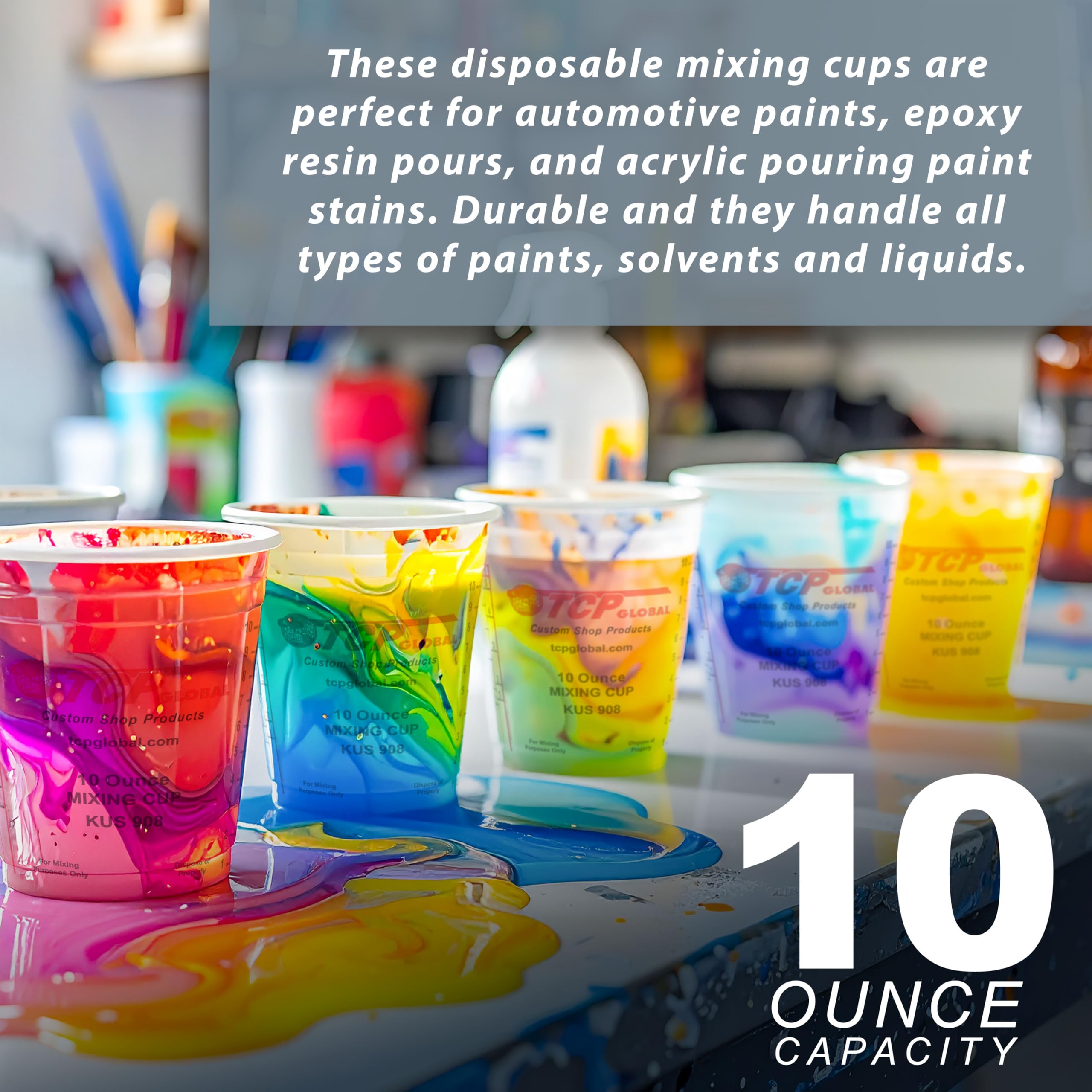 Custom Shop lids included for convenient storage.