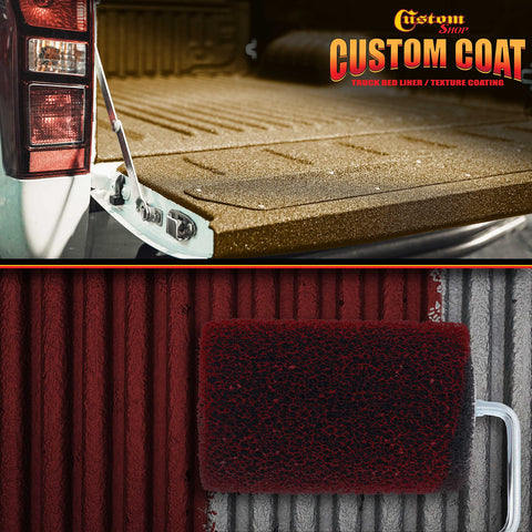 Custom Shop non-skid coating application with the roller adds grip on textured surfaces