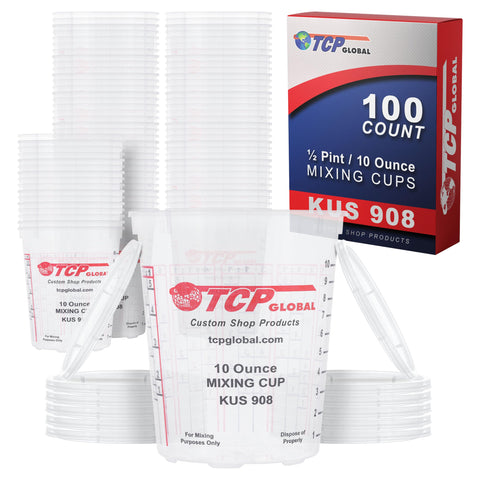 Custom Shop 10 oz mixing cups box of 100 for epoxy projects.