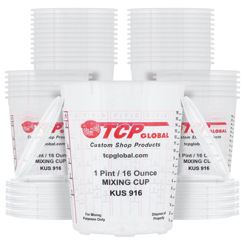 Custom Shop 16 oz mixing cups box of 36 for bulk projects