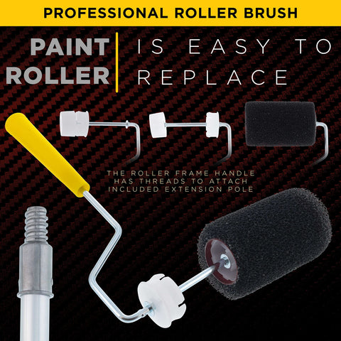Custom Shop disposable tray liner simplifies cleanup during application.
