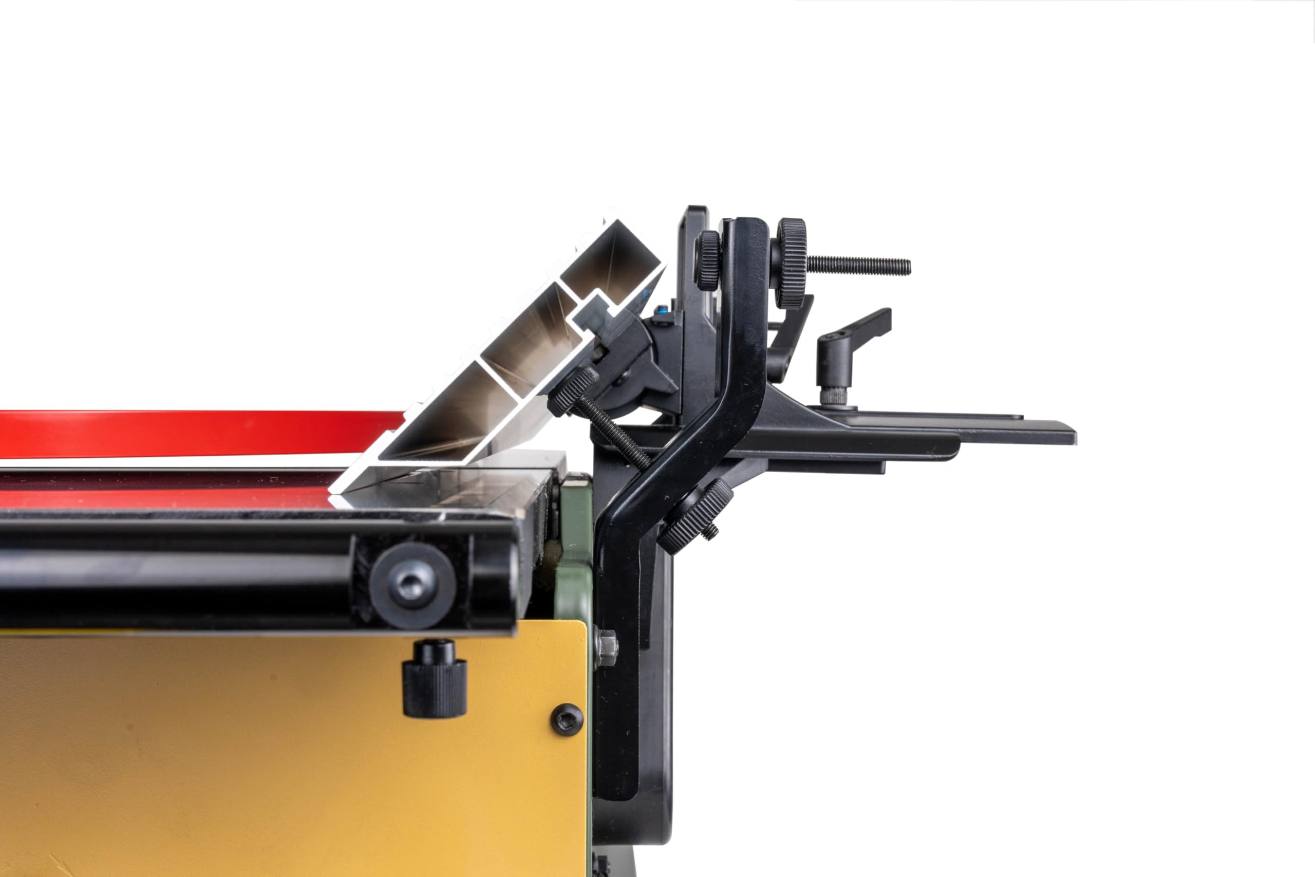 Cutech 40180HI elevation guide post helps maintain flat, consistent table height during planing.