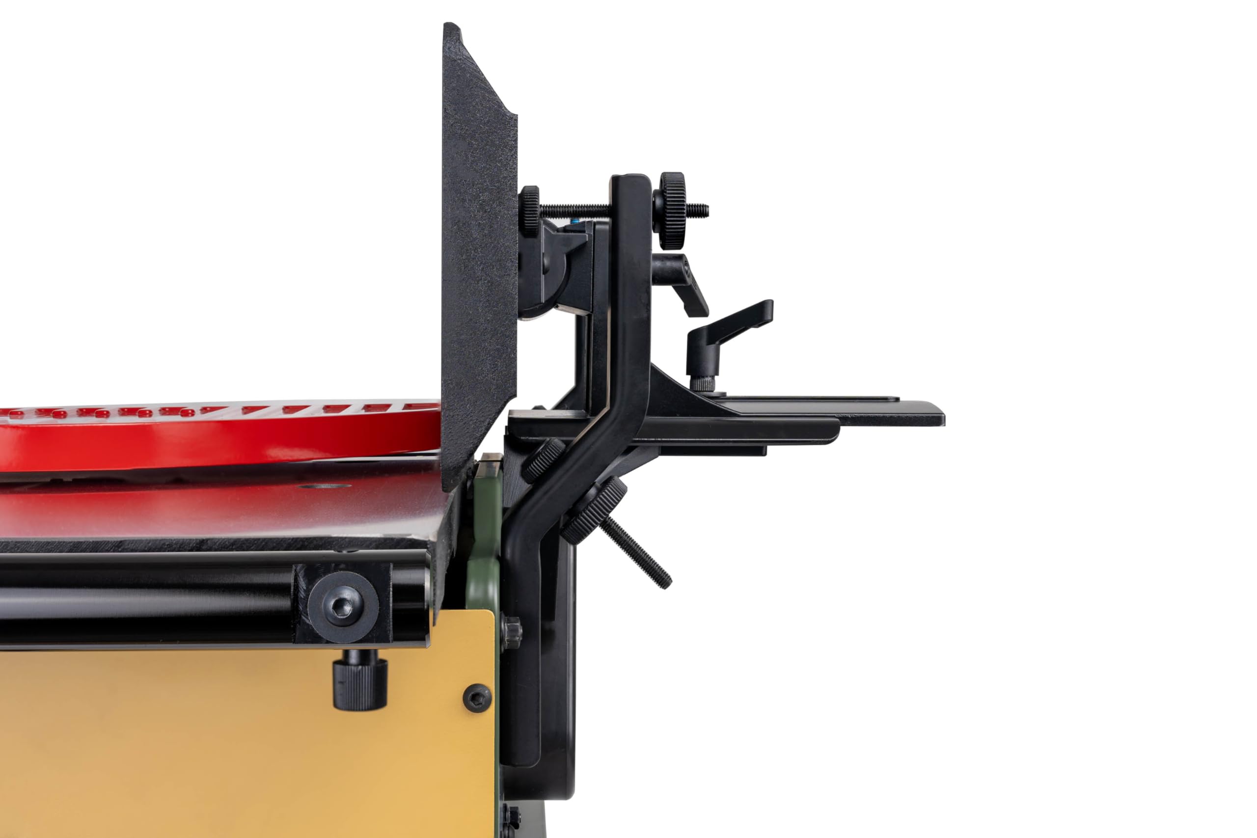 Cutech elevation control guide post helps maintain straight cuts.