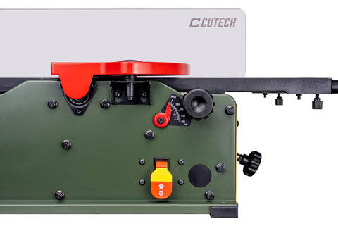 Cutech fence enhancement brackets (8.5-inch) add stability for large stock.