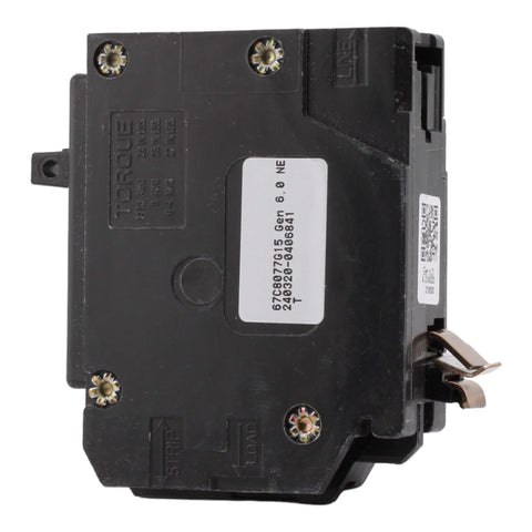 Front view with labeling shows clear circuit identification on BRP115DF