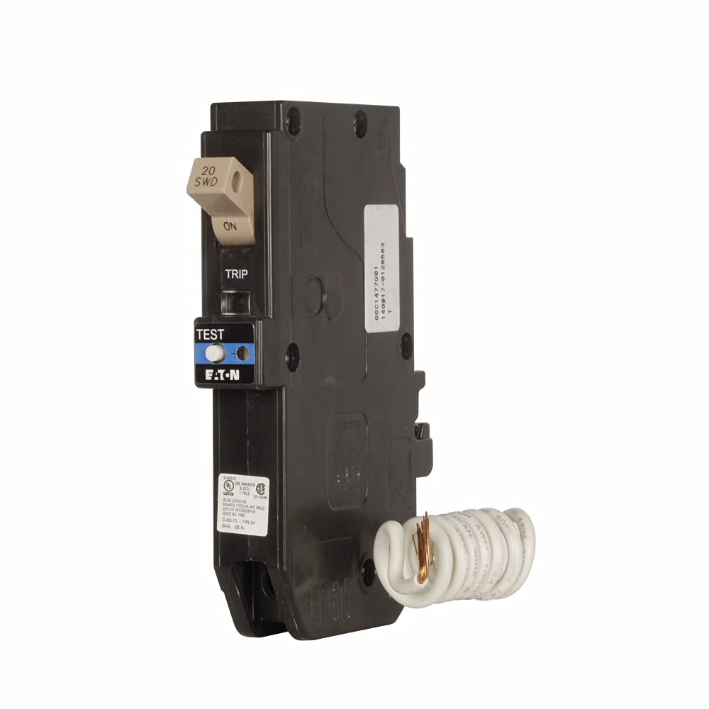 CUTLER HAMMER CHFN120DF install-ready setup highlighting 120V 20A compatibility.