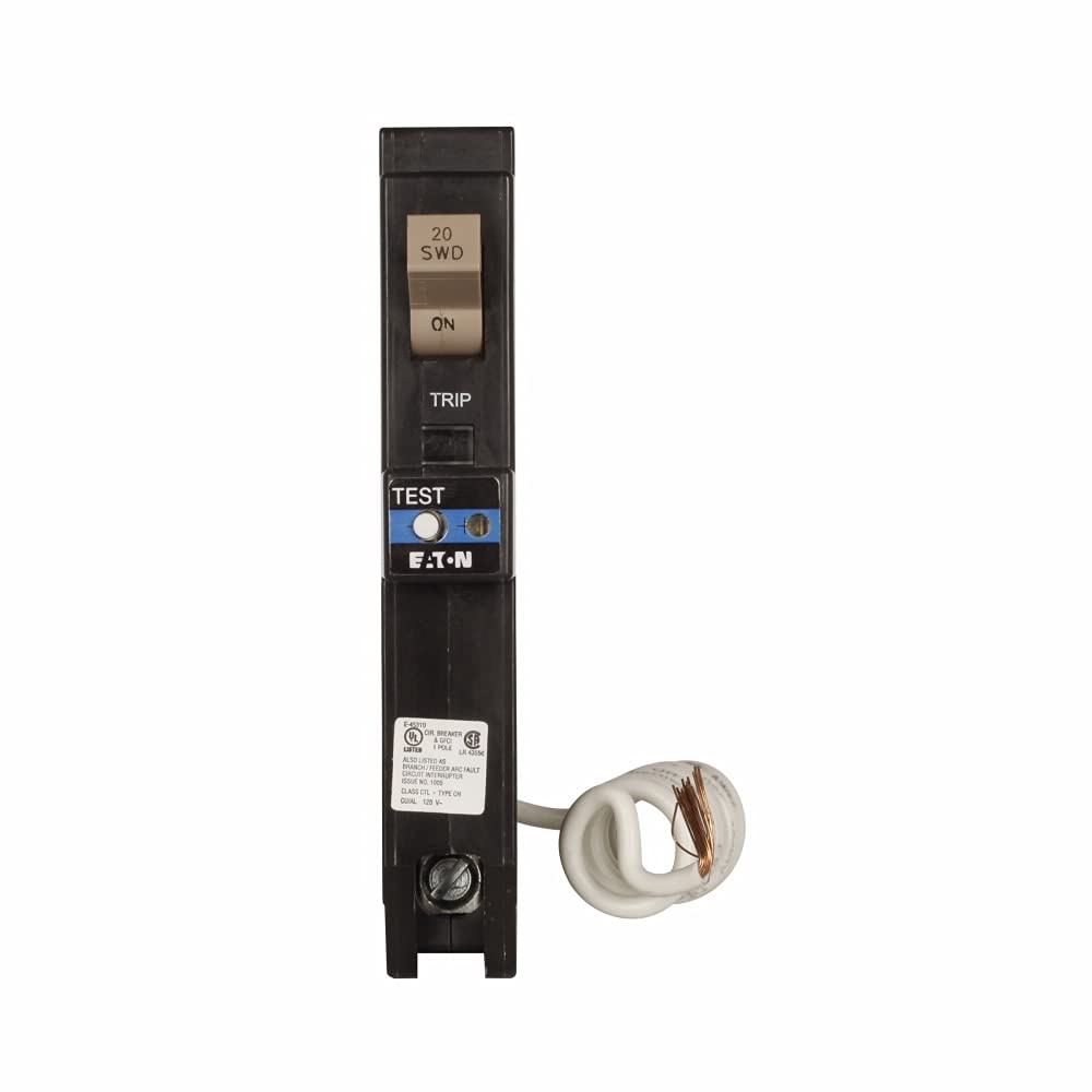 CUTLER HAMMER CHFN120DF pigtail wiring close-up for easy installation.