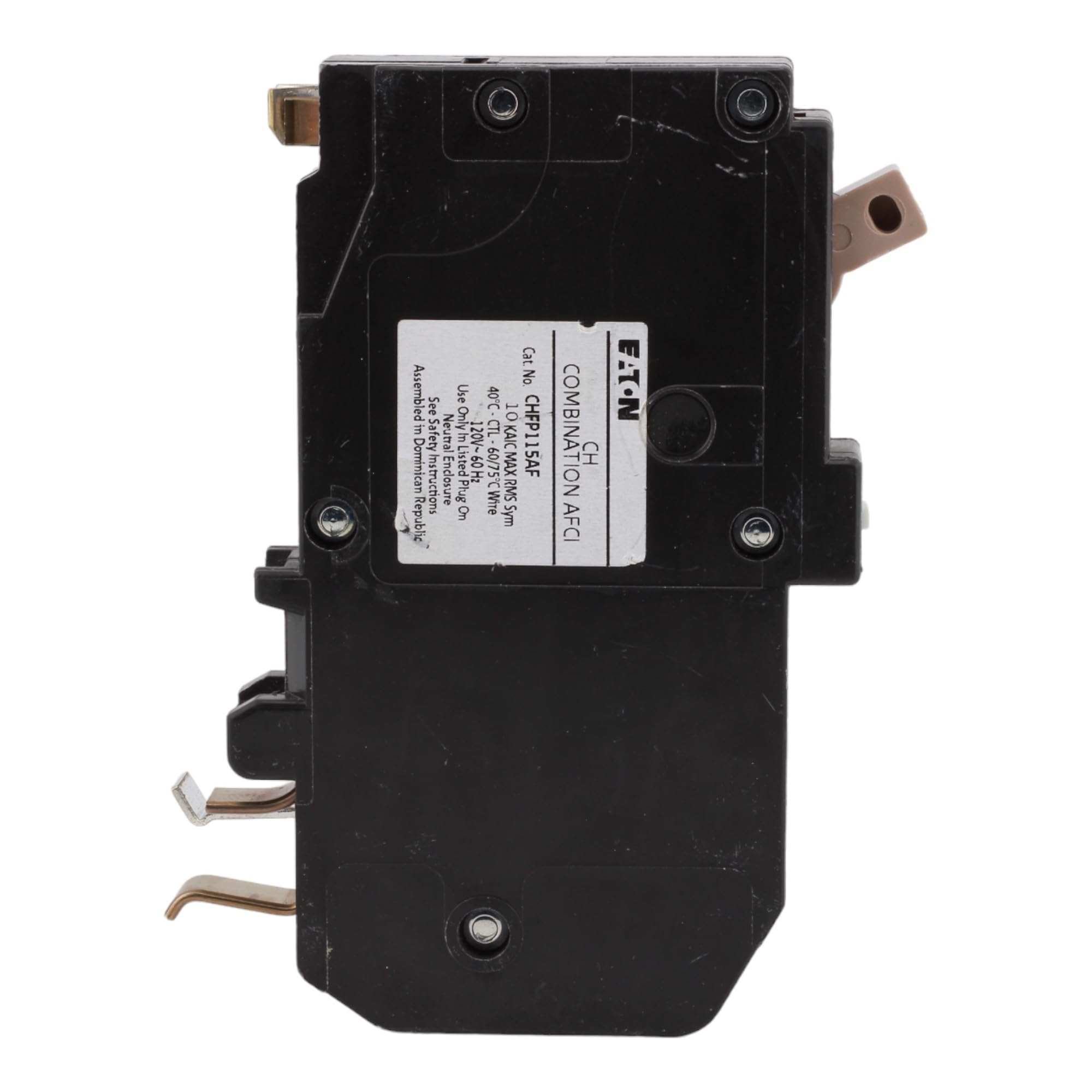 Cutler Hammer CHFP115AF supports 120/240V systems for versatile circuits