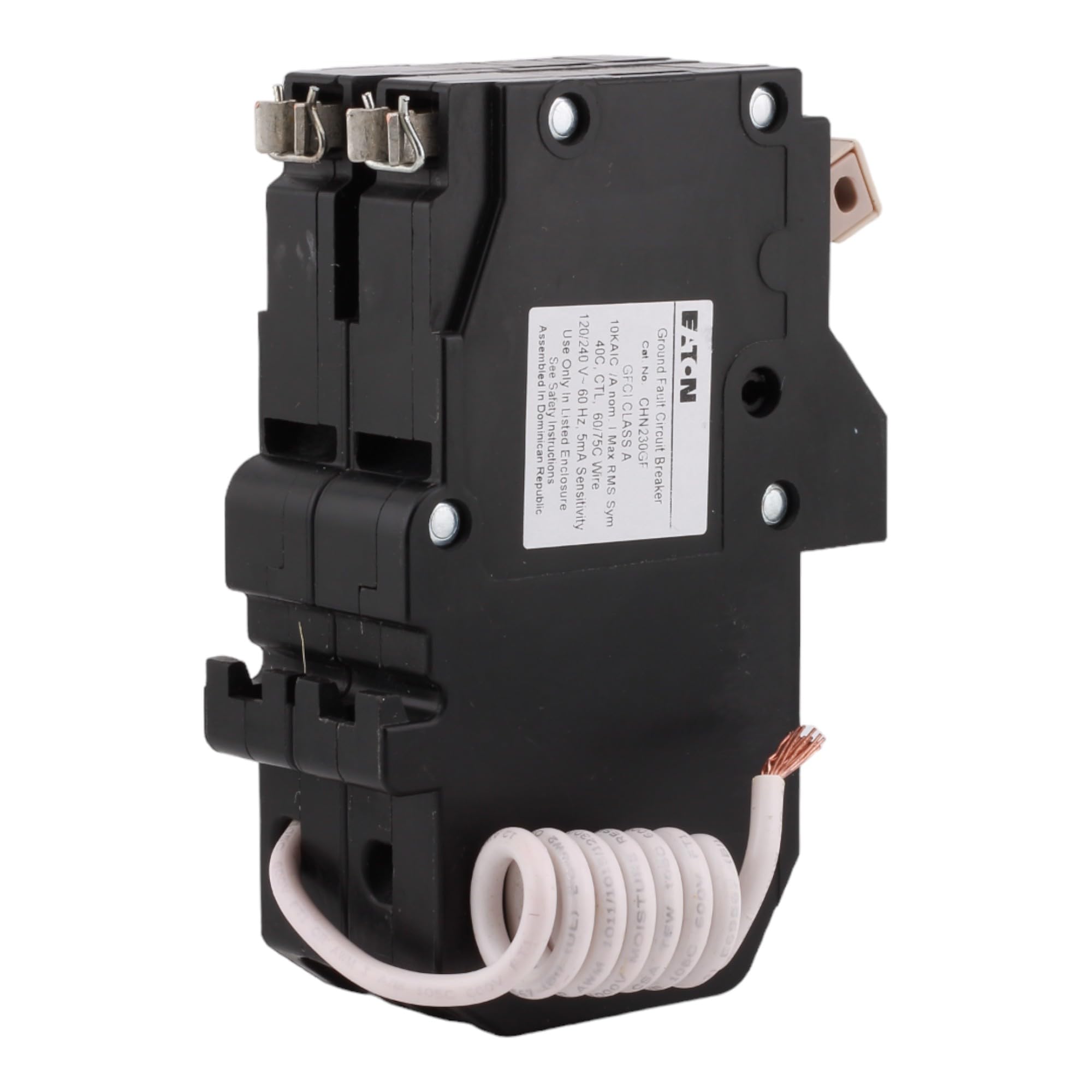 CHN230GF 240V breaker suitable for 240V circuits in panels.